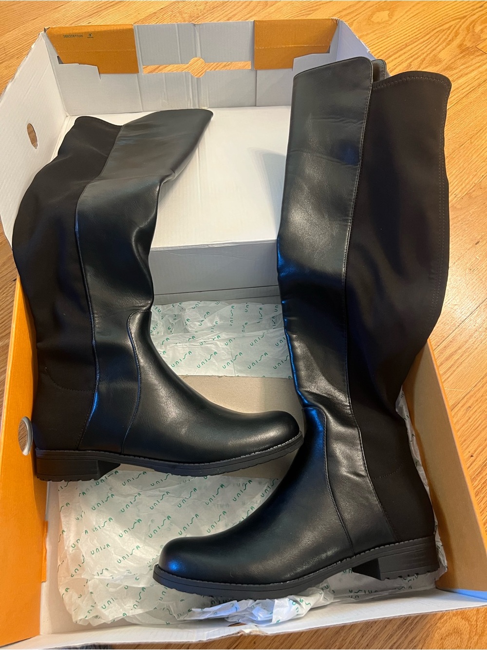 Black Tall Riding style Boots - Classic Knee-High Style